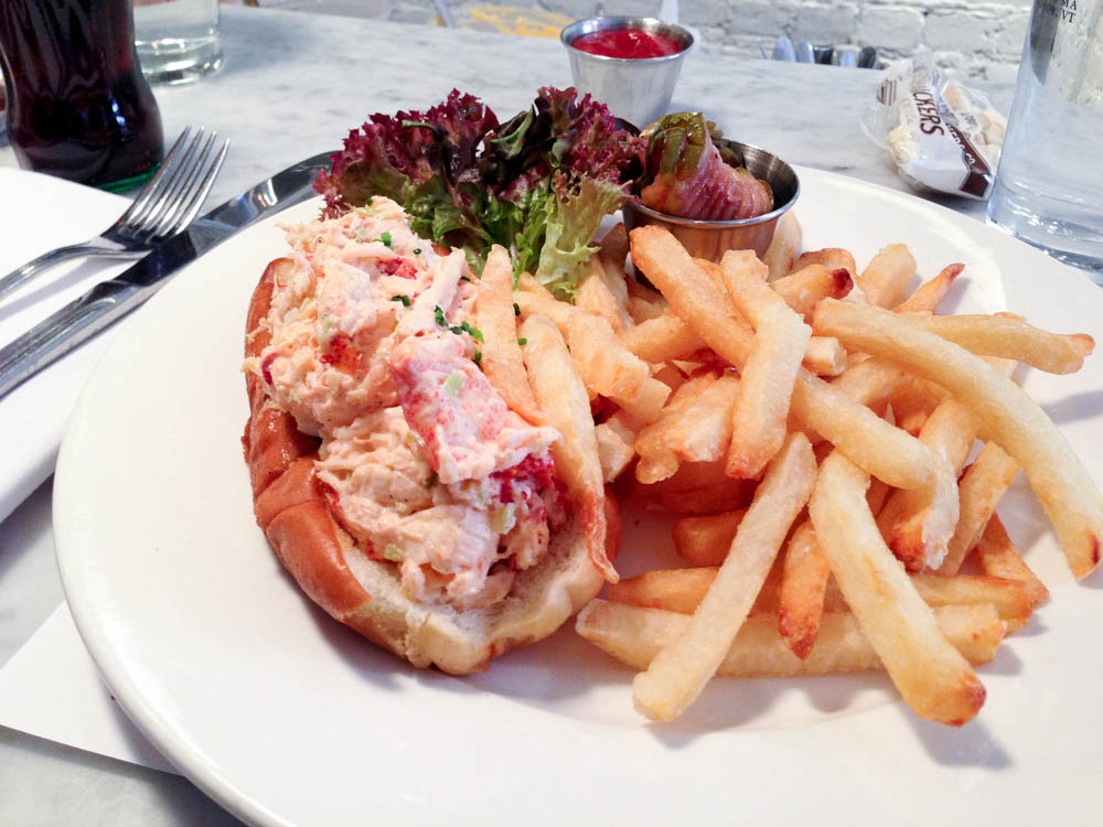 Lobster Rolls at Ed's Lobster in New York. Photo by alphacityguides.