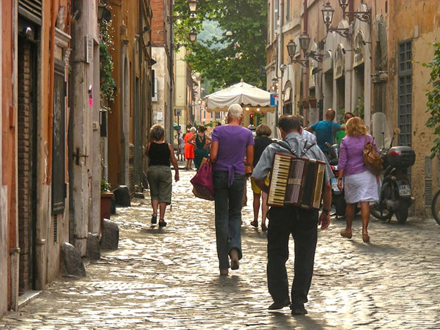 Man in Rome.