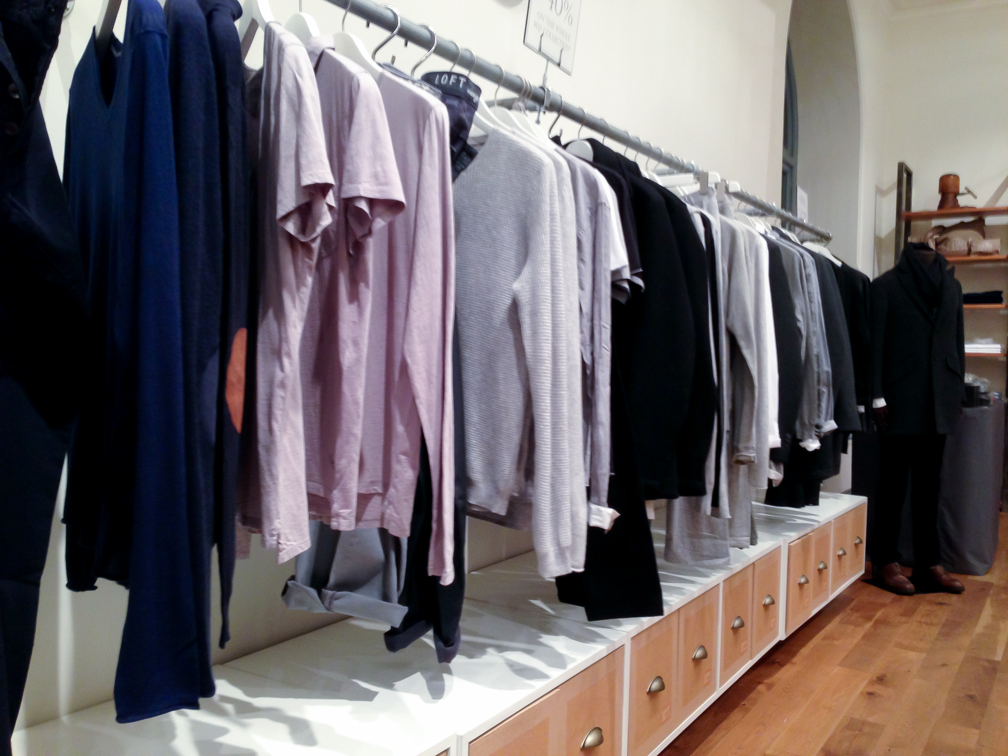 Womenswear at Loft Design By… in London. Photo by alphacityguides.