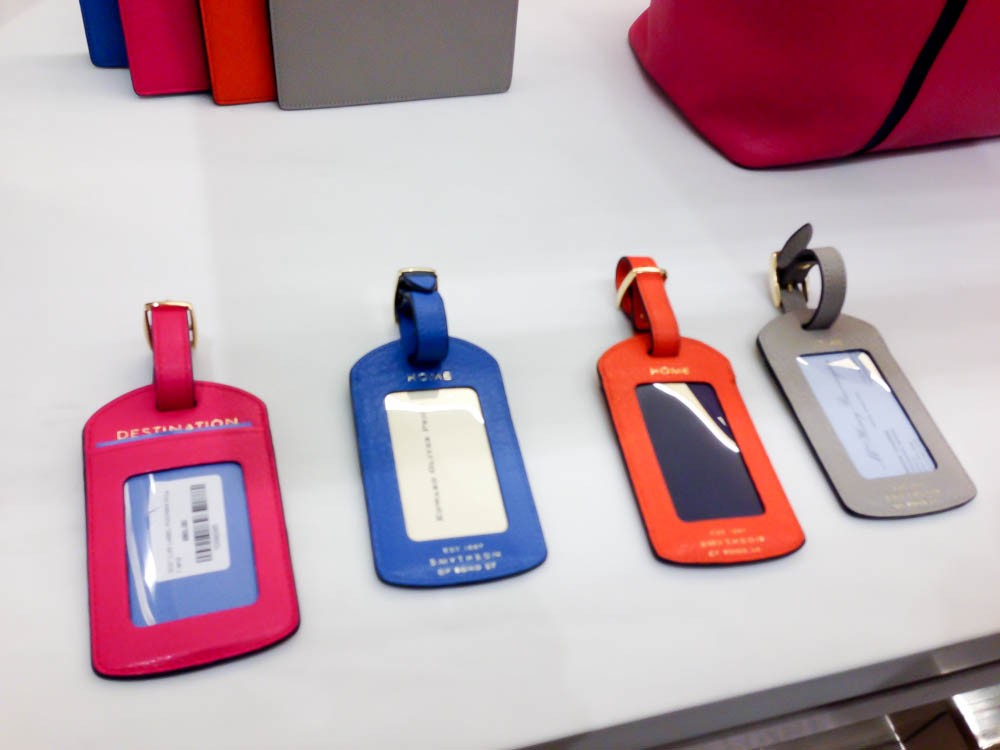 smythson luggage tag