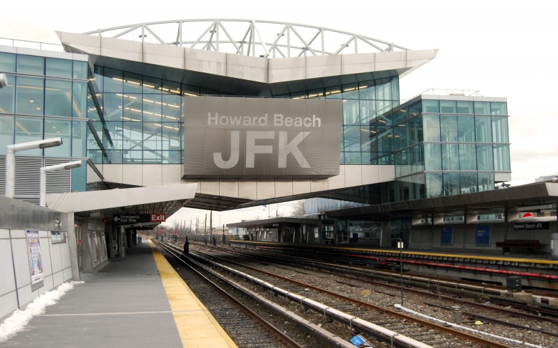 JFK Airport Subway Connection. Photo by <a href="http://www.flickr.com/photos/paul_lowry/">Paul Lowry</a>