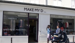 Store front at Make My D in Paris. Photo by alphacityguides.