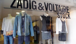 Window display at Zadig & Voltaire Stock in Paris. Photo by alphacityguide.