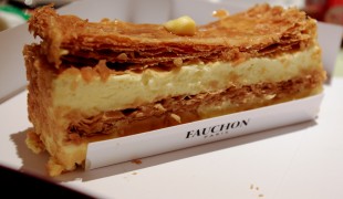Mille-feuille at Fauchon in Paris. Photo by alphacityguides. 