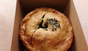 Pie to-go at Pieminister in London. Photo by alphacityguides.