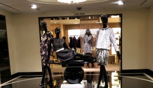 Fashion display at Bergdorf Goodman in New York. Photo by alphacityguides.