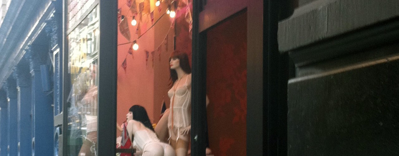 Store front at Agent Provocateur in New York. Photo by alphacityguides.