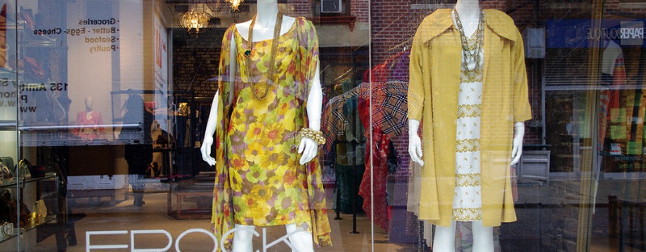 Store front at Frock NYC. Photo by alphacityguides.