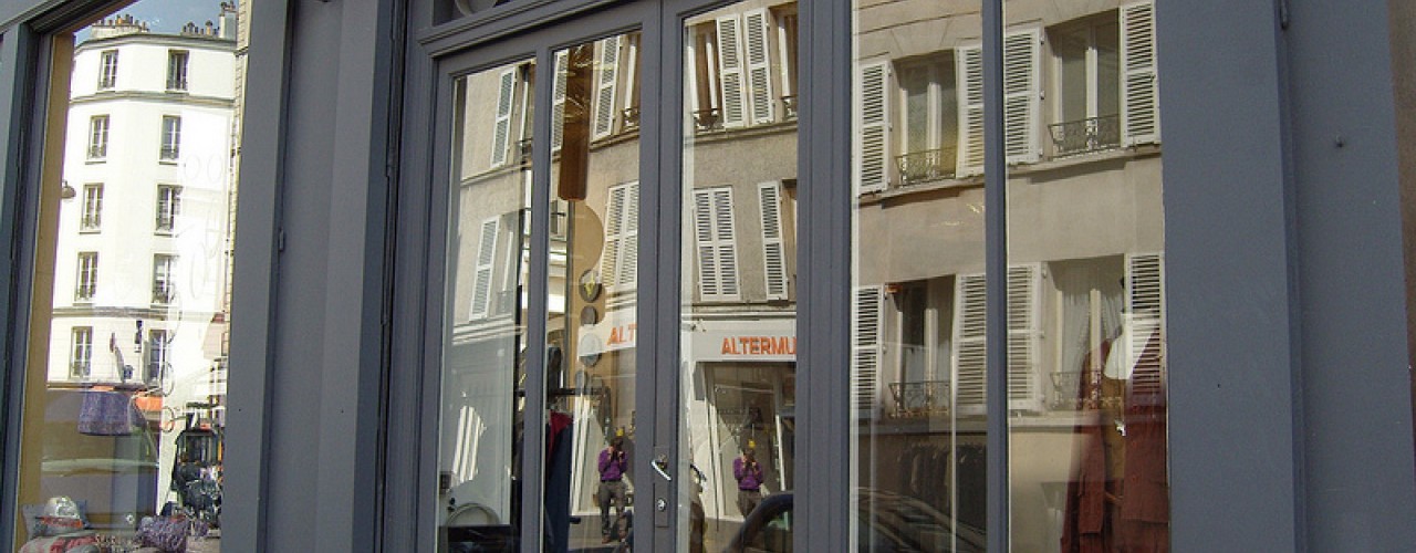 Store front at Sessùn in Paris. Photo by alphacityguides.