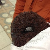 Blackout doughnut at Doughnut Plant in Tokyo. Photo by alphacityguides.