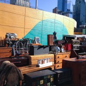 Vintage furniture at Hell's Kitchen Market in New York. Photo by alphacityguides.
