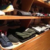 Shirts & sneakers at Undefeated in Tokyo. Photo by alphacityguides.