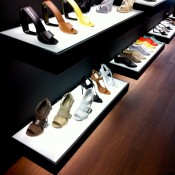 Möbius Hi shoes at United Nude in New York. Photo by alphacityguides.