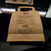 Breakfast bag at the Hoxton Hotel in London. Photo by alphacityguides.