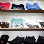 Fashion display inside the TShirt Store in London. Photo by alphacityguides.