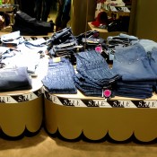 Denim at Monki in London. Photo by alphacityguides.