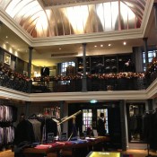 Inside Gieves & Hawkes on Savile Row in London. Photo by alphacityguides.