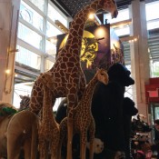 New York Zoo giant stuffed toys at FAO Schwarz in New York. Photo by alphacityguides.