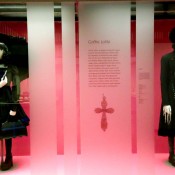 Japanese fashion exhibit at the V & A Museum in London. Photo by alphacityguides.