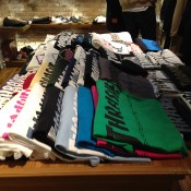 T-shirts at atmos in Tokyo. Photo by alphacityguides.