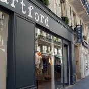 Store front at Hartford in Paris. Photo by alphacityguides.