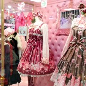 Sweet Lolita dresses at Angelic Pretty in Tokyo. Photo by alphacityguides.