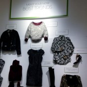 Wall fashion display at Barneys CO-OP in New York. Photo by alphacityguides.