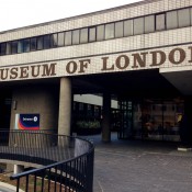 Outside the Museum of London. Photo by alphacityguides.