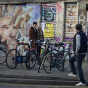Street fashion shoot at Brick Lane in London. Photo by alphacityguides.