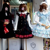 Lolita dresses at Bodyline in Tokyo. Photo by alphacityguides.