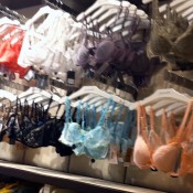 Lingerie display at Journelle in New York. Photo by alphacityguides.