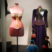 Historic fashion exhibit at the V & A Museum in London. Photo by alphacityguides.