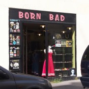 Store front at Born Bad in Paris. Photo by alphacityguides.