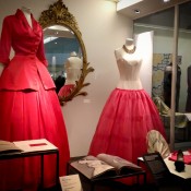 Historic fashion exhibit at the V & A Museum in London. Photo by alphacityguides.