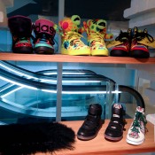 Jermey Scott sneakers display at Opening Ceremony in Tokyo. Photo by alphacityguides.