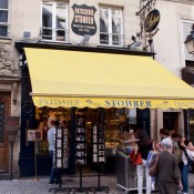 Stohrer store front in Paris. Photo by alphacityguides.