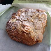 Almond croissant at Bouchon Bakery in New York. Photo by alphacityguides.