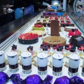 Pierre Hermé pastry counter in Paris. Photo by alphacityguides.