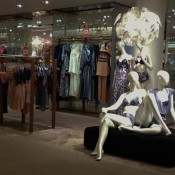 Lingerie fashion display at Selfridges & Co. in London. Photo by alphacityguides.