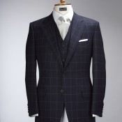 Bespoke suit at Henry & Poole. Photo supplied by Henry & Poole